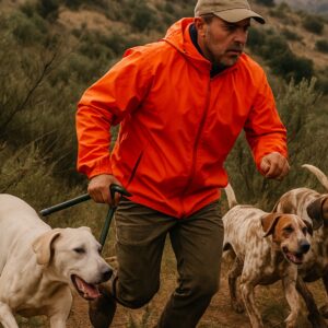 Chubasquero Naranja Personalizado