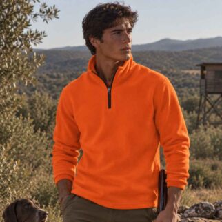 Forro Henley Naranja