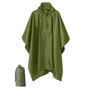 W Impermeable 3 en 1 de alta calidad Verde