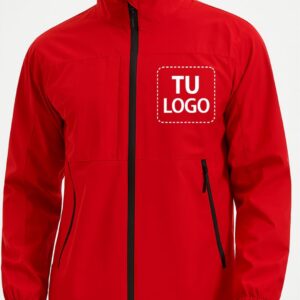 W Chubasquero DTF Rojo